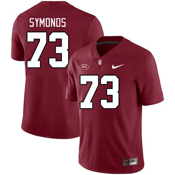 Men #73 Charlie Symonds Stanford Cardinal 2024 ACC Conference College Football Jerseys Stitched-Card